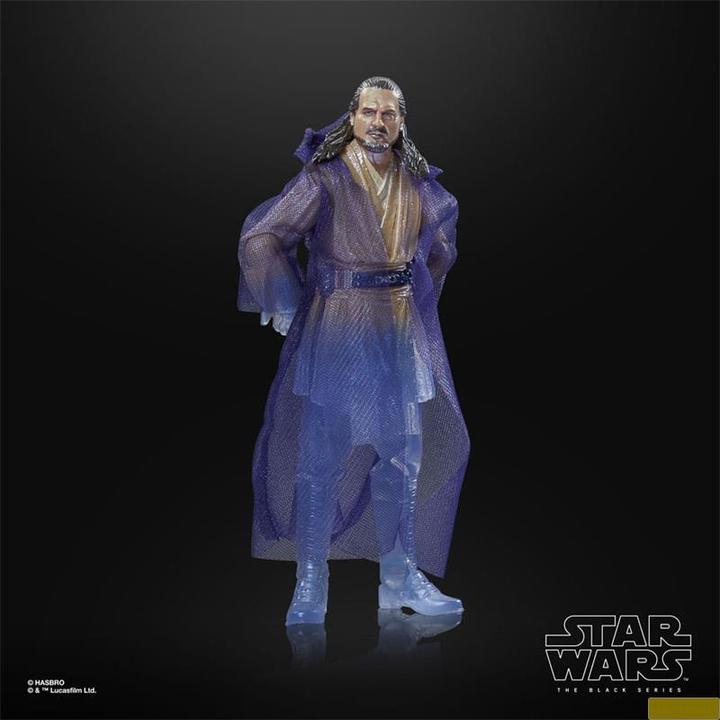 Actual product image Hasbro STAR WARS - Qui-Gon Jinn (Esprit de la Force) - Fig. Black Series 15cm