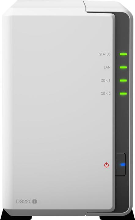 Actual product image Synology DS220j (2 x 1 TB, WD Red Plus)