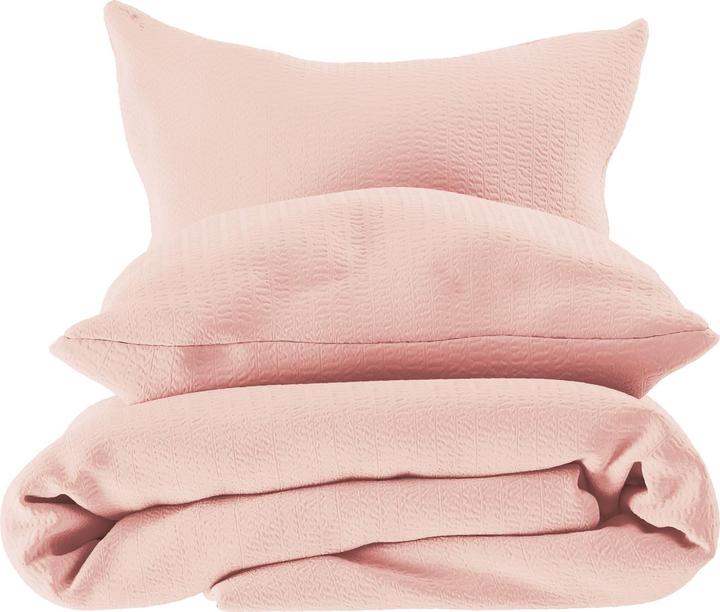 Actual product image Lotus Bettwaren Bed Linen Satin Seersucker uni (Duvet cover, 160 x 210 cm)