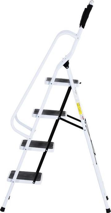 Actual product image Swisshandel24 Folding step Stepladder with 4 steps Stepladder with handle Scaffolding trestle with bag Load (Folding step, 50 cm)