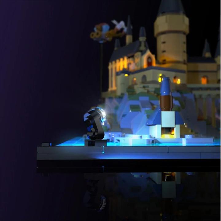 Actual product image Light my bricks LMB 2.0 LED light set for LEGO 76419 Harry Potter Hogwarts Castle with castle grounds