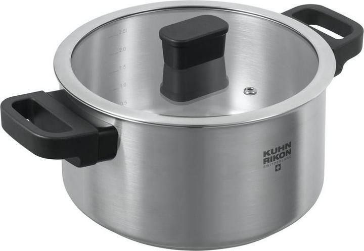 Immagine prodotto Kuhn Rikon Pentola di cottura di Locarno 4.0 L (22 cm, Pentola, Acciaio inossidabile)