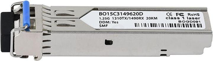 Actual product image BlueOptics Broadcom SFP-BXU34-20KM Compatible SFP BO15C3149620D