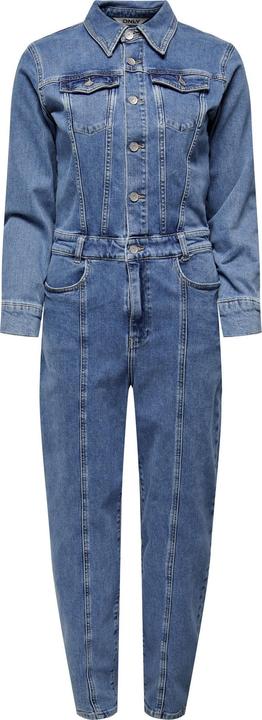 Only ONLPALMER LS DNM JUMPSUIT L ANK CRO Jumpsuit (XS)