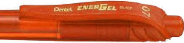 Actual product image Pentel EnerGel X (Orange, 1 x)