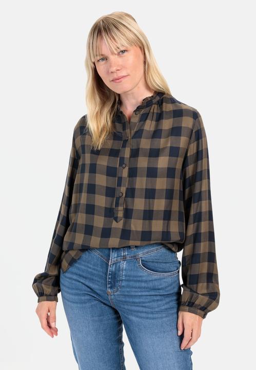 Image du produit Camel Active Chemisier à carreaux Regular Fit en viscose (XXL)