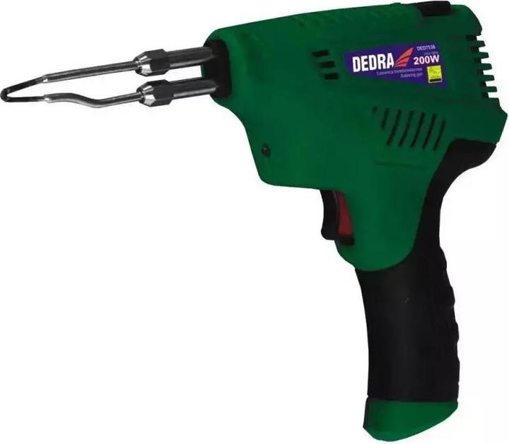 Immagine prodotto Dedra Saldatore trasformatore 200 W con controllo della temperatura + accessori - DED7538