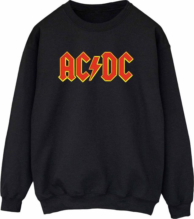 Actual product image AC/DC Womens/Ladies Red Logo Sweatshirt (XXL)