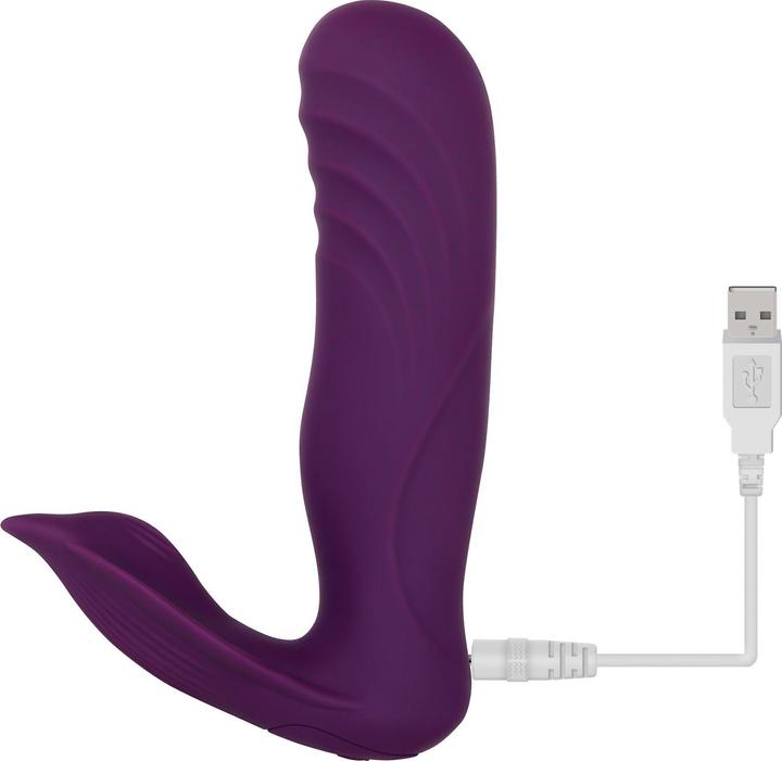 Actual product image Evolved - Velvet Hammer Clitoris Vibrator - Purple