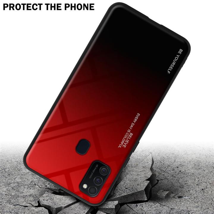 Produktbild Cadorabo TPU 2 Farben Glas Cover (Samsung Galaxy M21, Samsung Galaxy M30s)