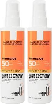 Produktbild La Roche Posay La Roche-Posay Anthelios Unsichtbares Spray SPF50 2x200ml (Sonnenspray, SPF 50, 400 ml)