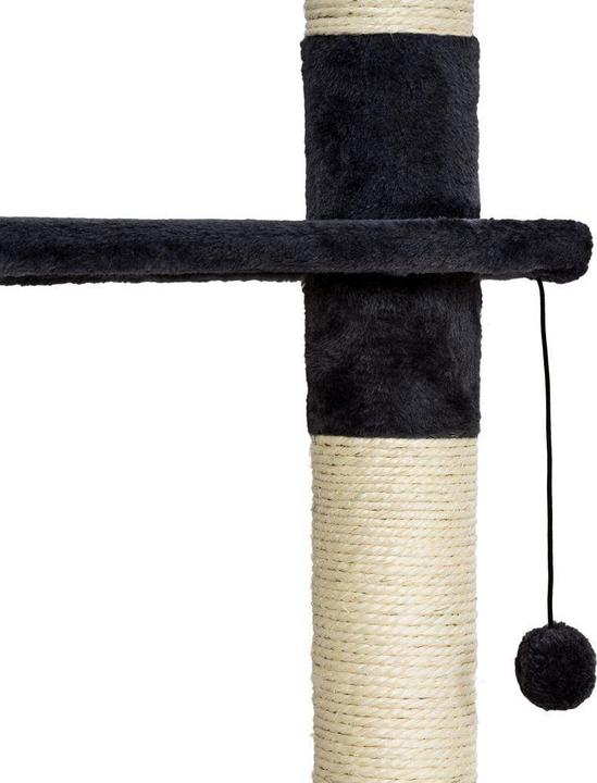Immagine prodotto tectake Albero del gatto Hansi (260 cm, Bianco, Nero)