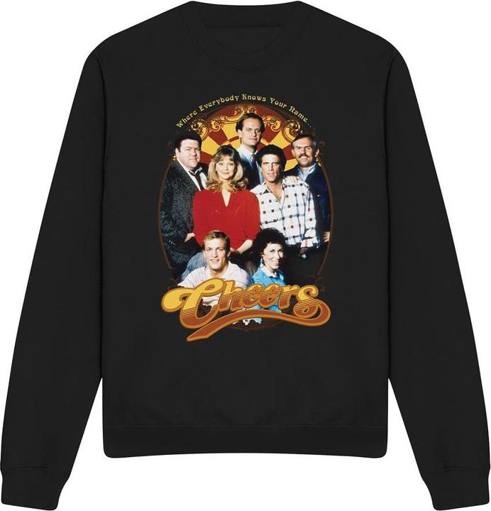 Actual product image Cheers Unisex Adult Group Shot Sweatshirt (L)