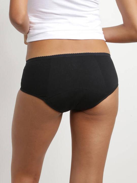 Actual product image DIM Boxer Lace Strong Black with Mesh Detail (S)
