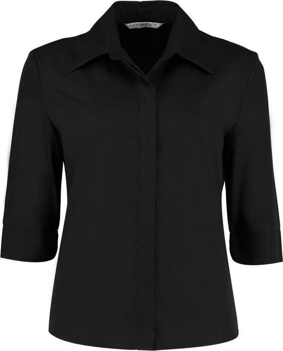 Actual product image Kustom Kit Womens/Ladies Continental 3/4 Sleeve Shirt (40 D)