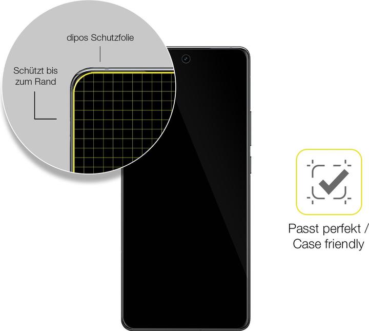Produktbild Dipos Displayschutzfolie Full-Cover 3D (2 Stück, Vivo X100)