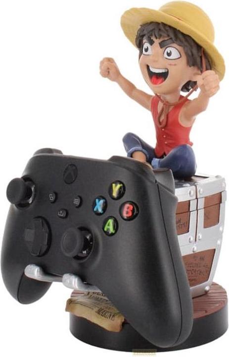 Image du produit Exquisite Gaming One Piece Cable Guys Porte-charge Monkey D. Ruffy Wanted Poster 21 cm