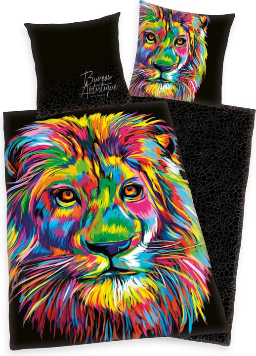 Immagine prodotto Herding Biancheria da letto in raso "Lion" di Bureau-Artistique