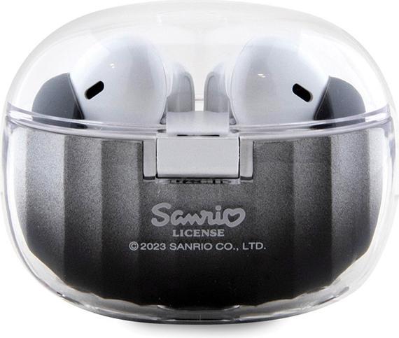 Produktbild Hello Kitty słuchawki Bluetooth HKTWSHDGKEK TWS + stacja dokująca czarny/black Gradient Electroplati (ANC, Kabellos)