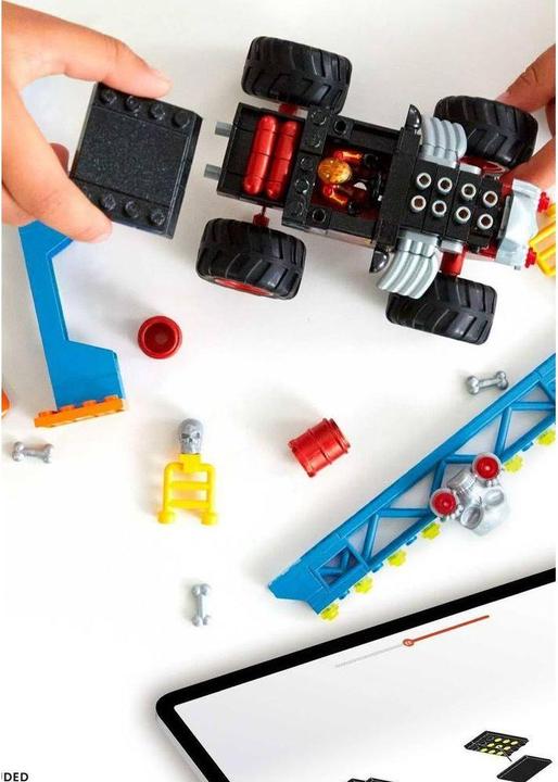 Produktbild Hot Wheels Monster Trucks Bone Shaker Crash Set
