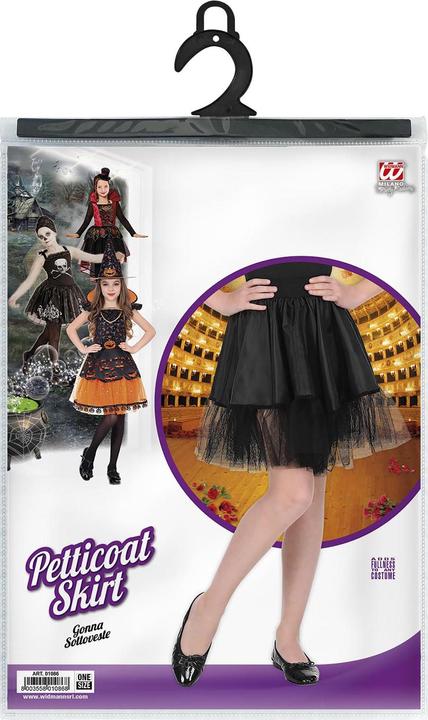 Image du produit Widmann Petticoat für Kinder lang schwarz (Taille unique)