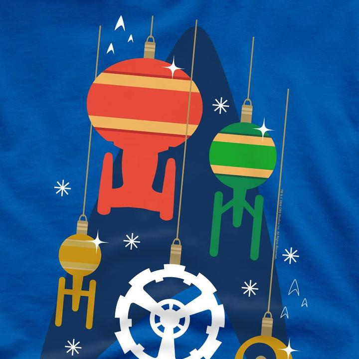 Immagine prodotto Maglietta Natale Gingillo Astronave Uomo (L)