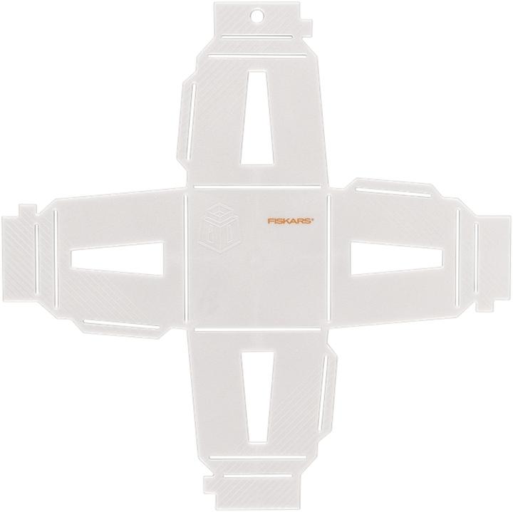 Image du produit Fiskars 1059568 3D Joyau de papier, pochoir lanterne, blanc