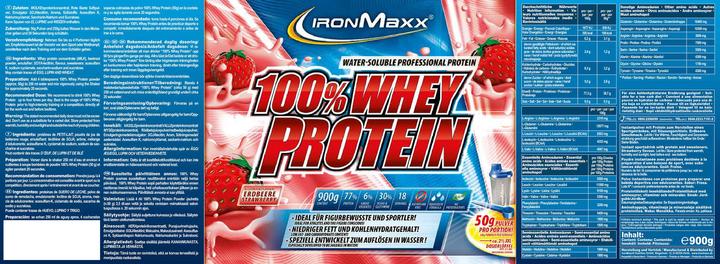 Immagine prodotto IronMaxx 100% Proteine Whey (barattolo da 2350 g) (Fragola, 1 pz., 2350 g)