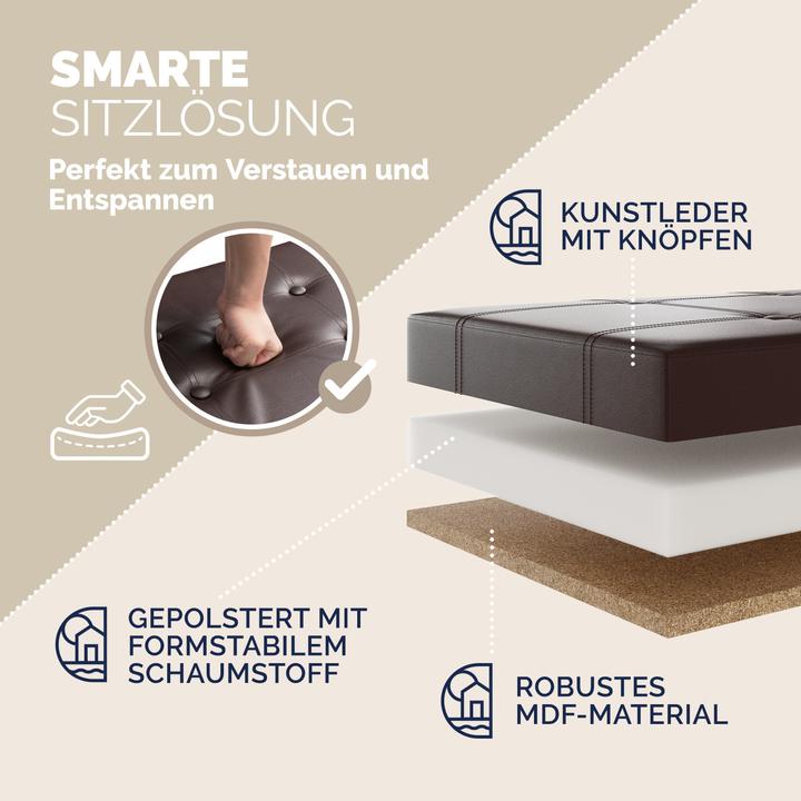 Produktbild Casaria Sitztruhe (115 cm)
