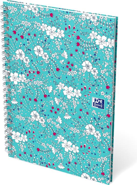 Actual product image Oxford FORME FLORAL - Spiral book (A5, Checked, Hardcover)