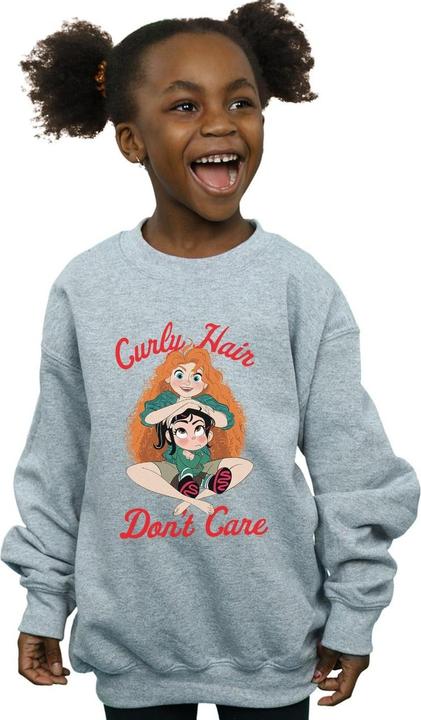 Actual product image Disney Girls Wreck It Ralph Merida And Vanellope Sweatshirt (140, 146)