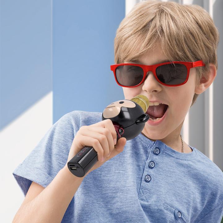 Actual product image Maxlife Bluetooth microphone with speaker Animal MX-100 black