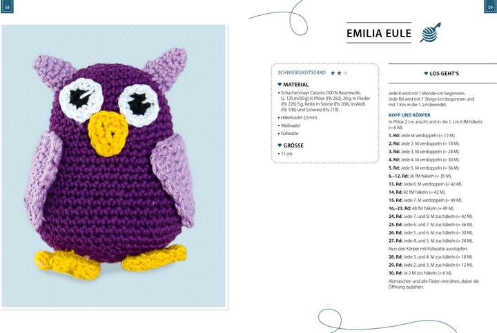 Image du produit Häkeln kompakt – Amigurumis häkeln (Allemand, Susan Gast, 2019)