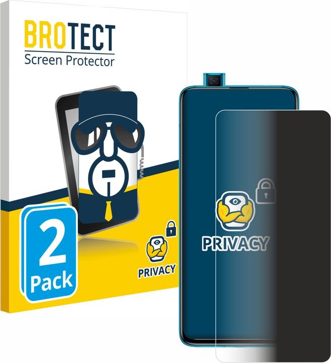Actual product image BROTECT Anti-spy privacy film Blue light protection film (2 Piece, Xiaomi Poco F2 Pro)