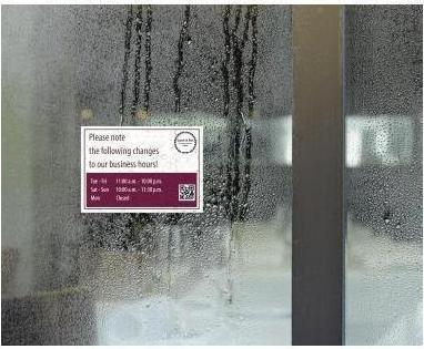 Actual product image HERMA Transparent labels A4