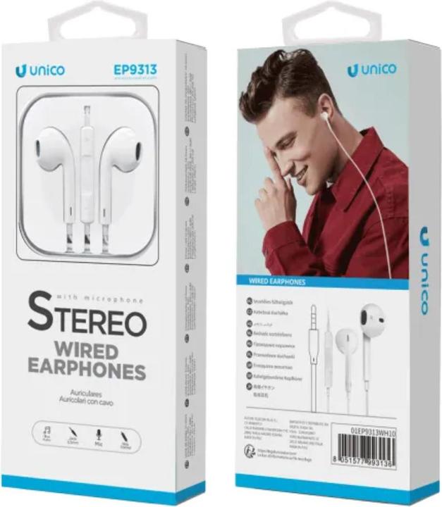 Produktbild Unico AURICULARES JACK 3.5 STEREO 1.2M TPE (Kabelgebunden)