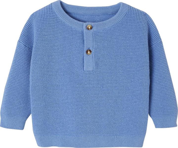 Actual product image Vertbaudet Baby Henley-Pullover aus Waffelpikee (68)