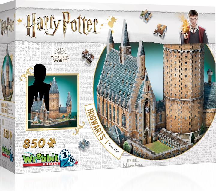 Wrebbit 3D Sala Grande di Hogwarts (850 pezzi)