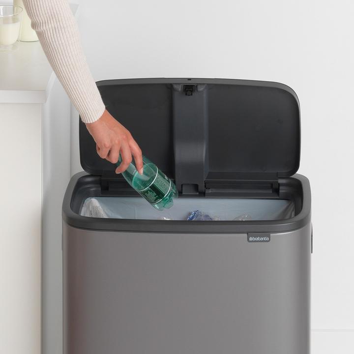 Image du produit Brabantia Seau de recyclage Bo Touch (60 l)