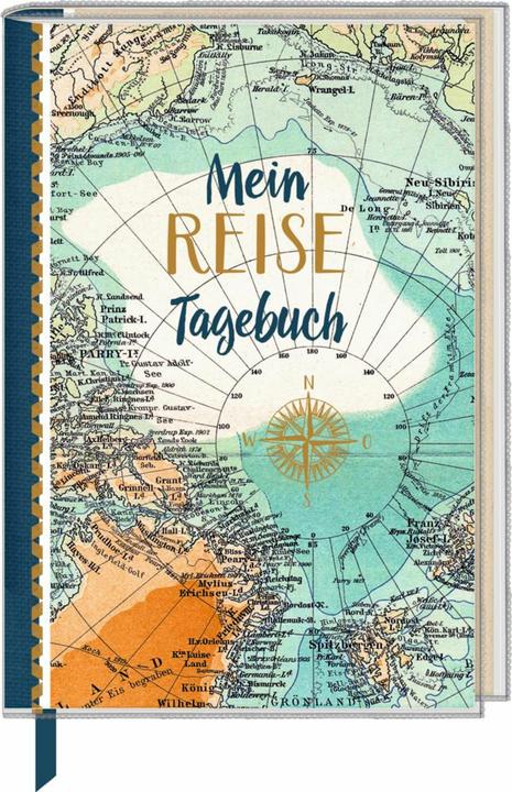 Produktbild Reisetagebuch Landkarte (Liniert, Harter Einband)
