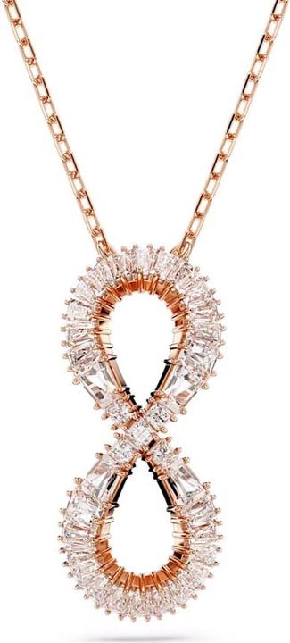 Actual product image Swarovski Hyperbola necklace infinity white rose gold (Swarovski Metal)