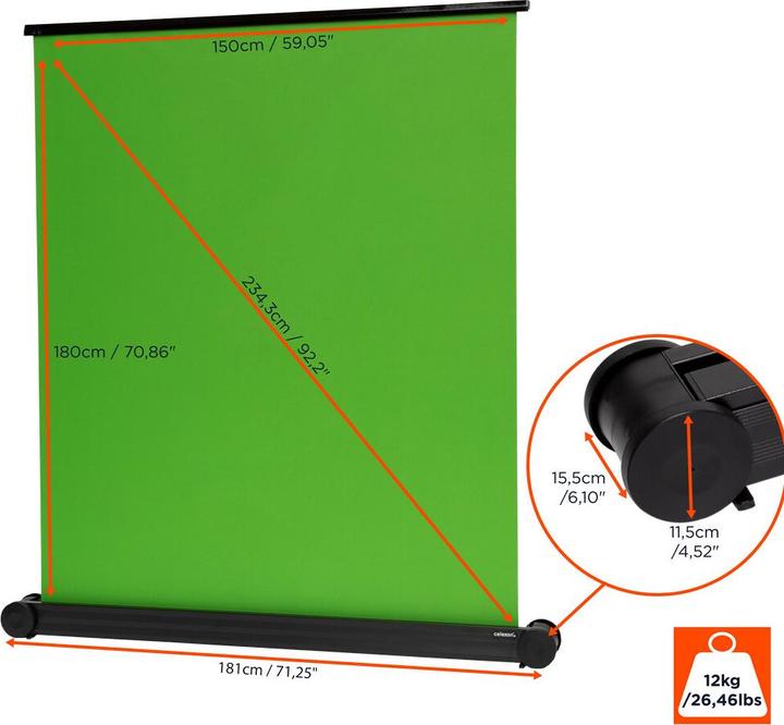 Image du produit Celexon Green Screen (70.87")