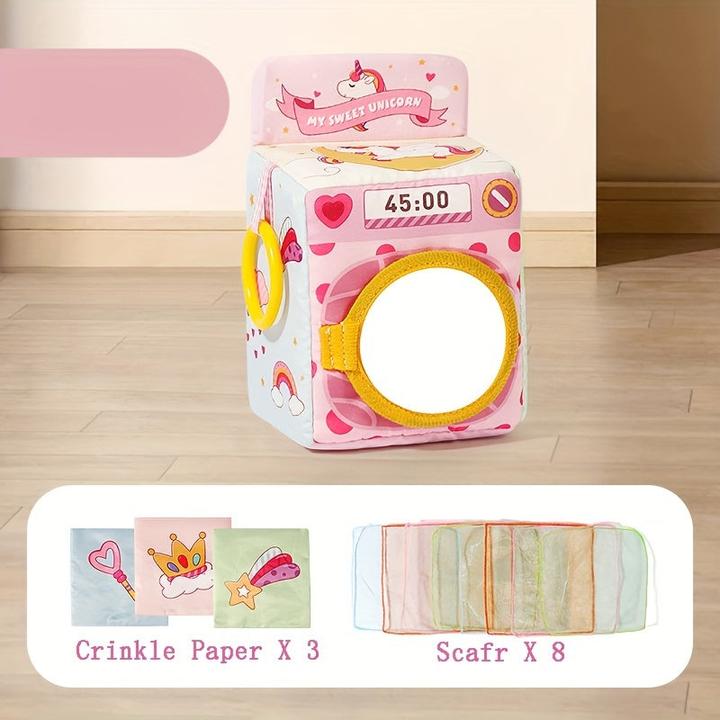 Immagine prodotto Activity Board Giocattoli a scatola di fazzoletti per neonati, giocattoli per bambini e bambini da riempire con le