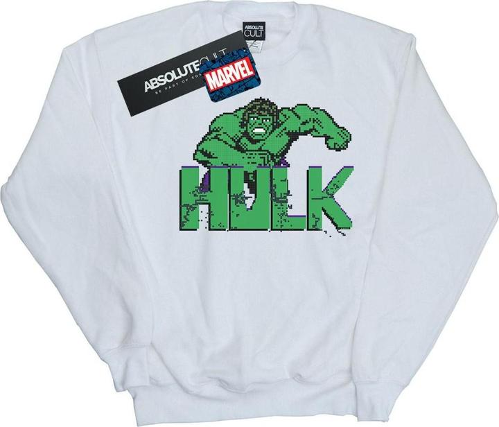 Hulk Pixelated Sweatshirt Jungen