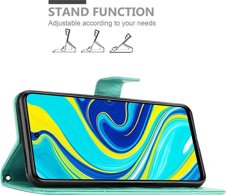 Produktbild Cadorabo Hülle für Xiaomi Mi NOTE 10 LITE mit Blumen Muster (Xiaomi Mi Note 10 Lite)