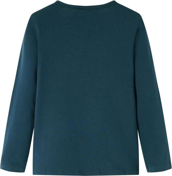 Produktbild VidaXL Kinder-Langarmshirt Dunkelgrün 104,Material: 95 (104)