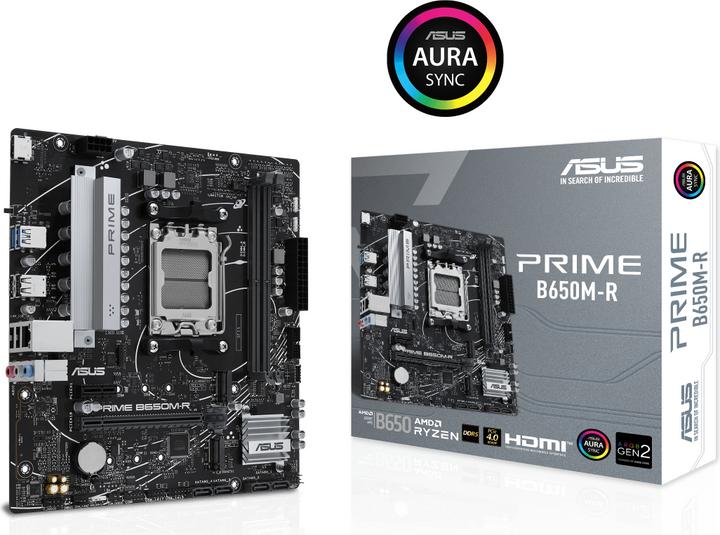 Actual product image ASUS MB PRIME B650M-R (AM5, AMD B650, mATX)