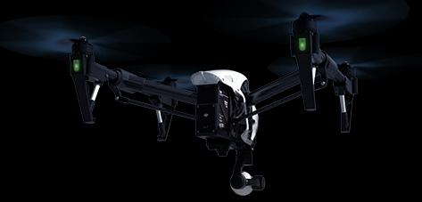 DJI Inspire One mit zwei Fernsteuerungen (18 min, 2935 g)