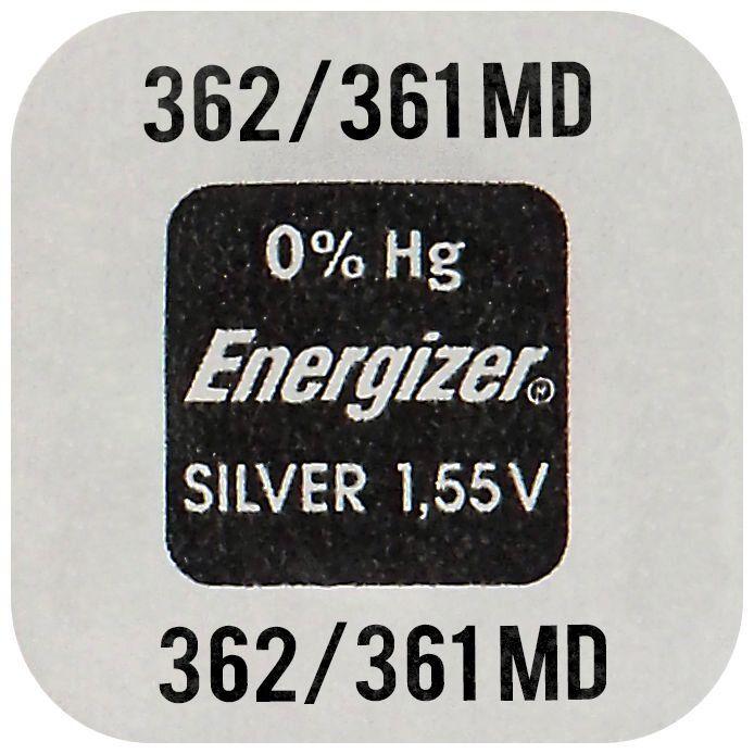 Immagine prodotto Energizer 362/361 (SR721) - 10 Uhrenbatterien (10 pz., SR58, 27 mAh)