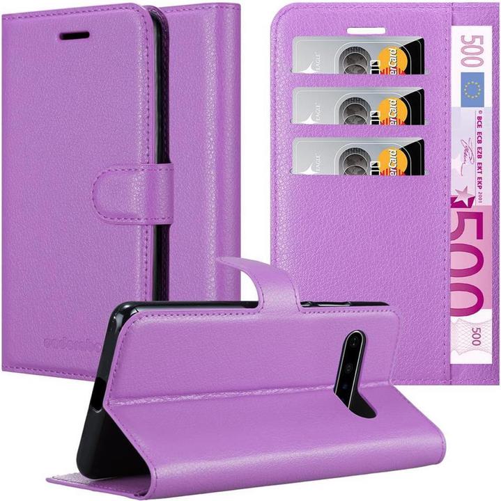 Actual product image Cadorabo Book with stand function cover (LG V60 ThinQ 5G)